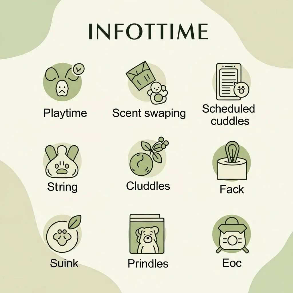 Infographic showing 5 ways to love your clingy rescue cat without going crazy