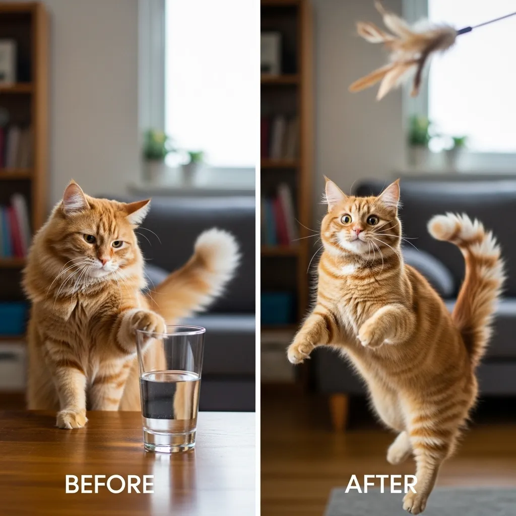 Boredom vs enriched environment – how play stops cats doing chaos and reduces clinginess