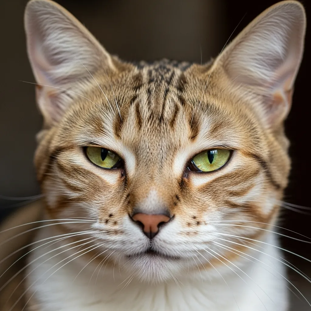 Cat with subtle eye changes indicating possible health issues
