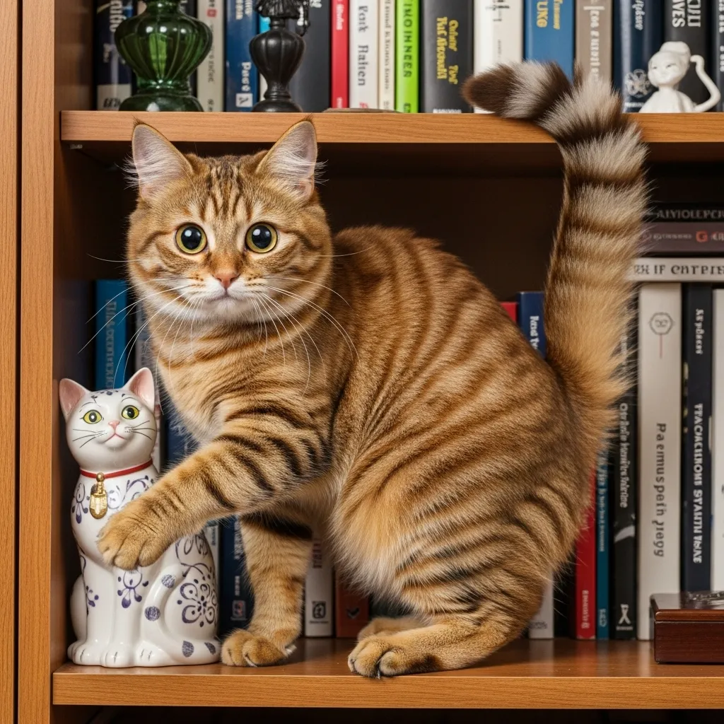 Cat attempting ultimate stealth mode but clearly visible – classic sneaky fail