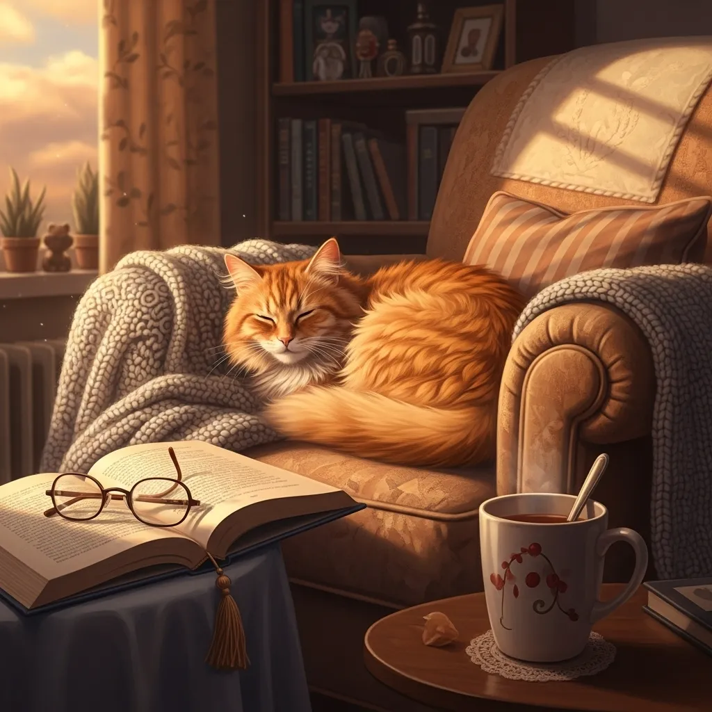 Cat comfortably coexisting with items that were once new and concerning