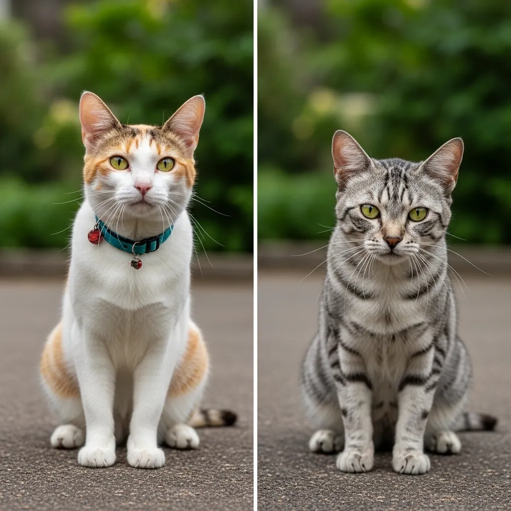 Healthy senior cat staying active thanks to proper nutrition.