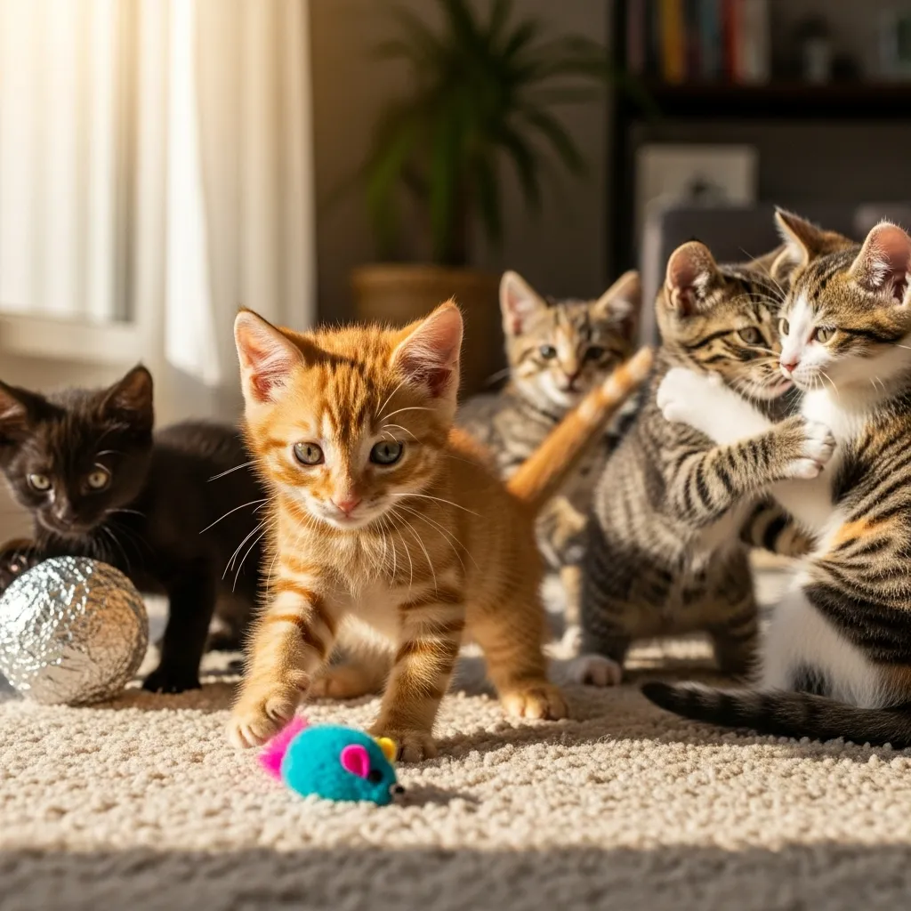 Playful cat embodying the fun spirit of gender-neutral names like Ziggy or Mochi