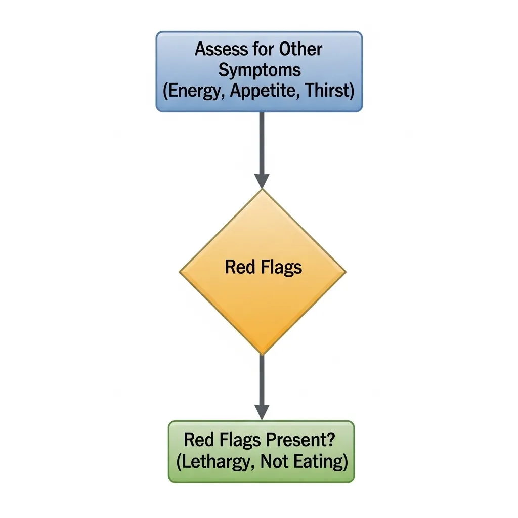  Decision flowchart for cat weight change: when to monitor, when to call the vet.