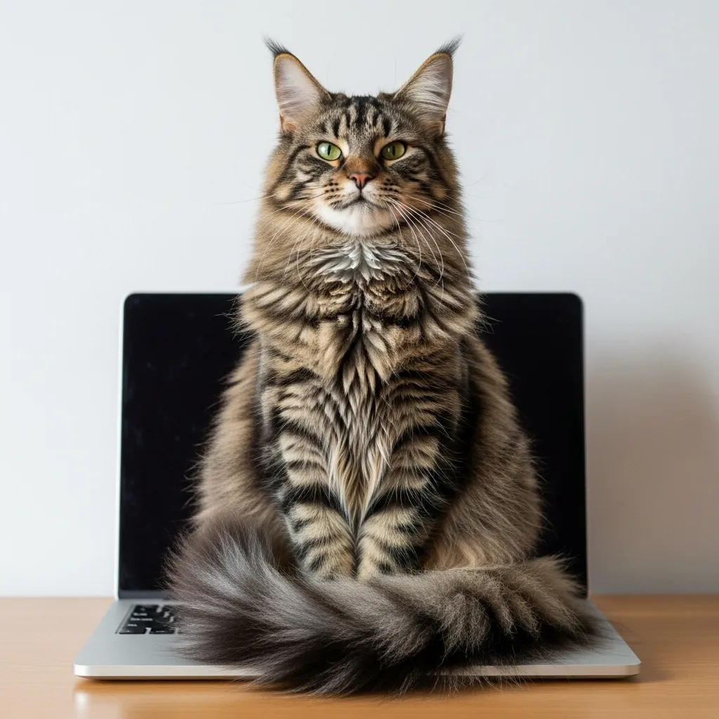 A mischievous cat interrupting work by sitting on a laptop keyboard, illustrating the humorous disruptions of daily life.