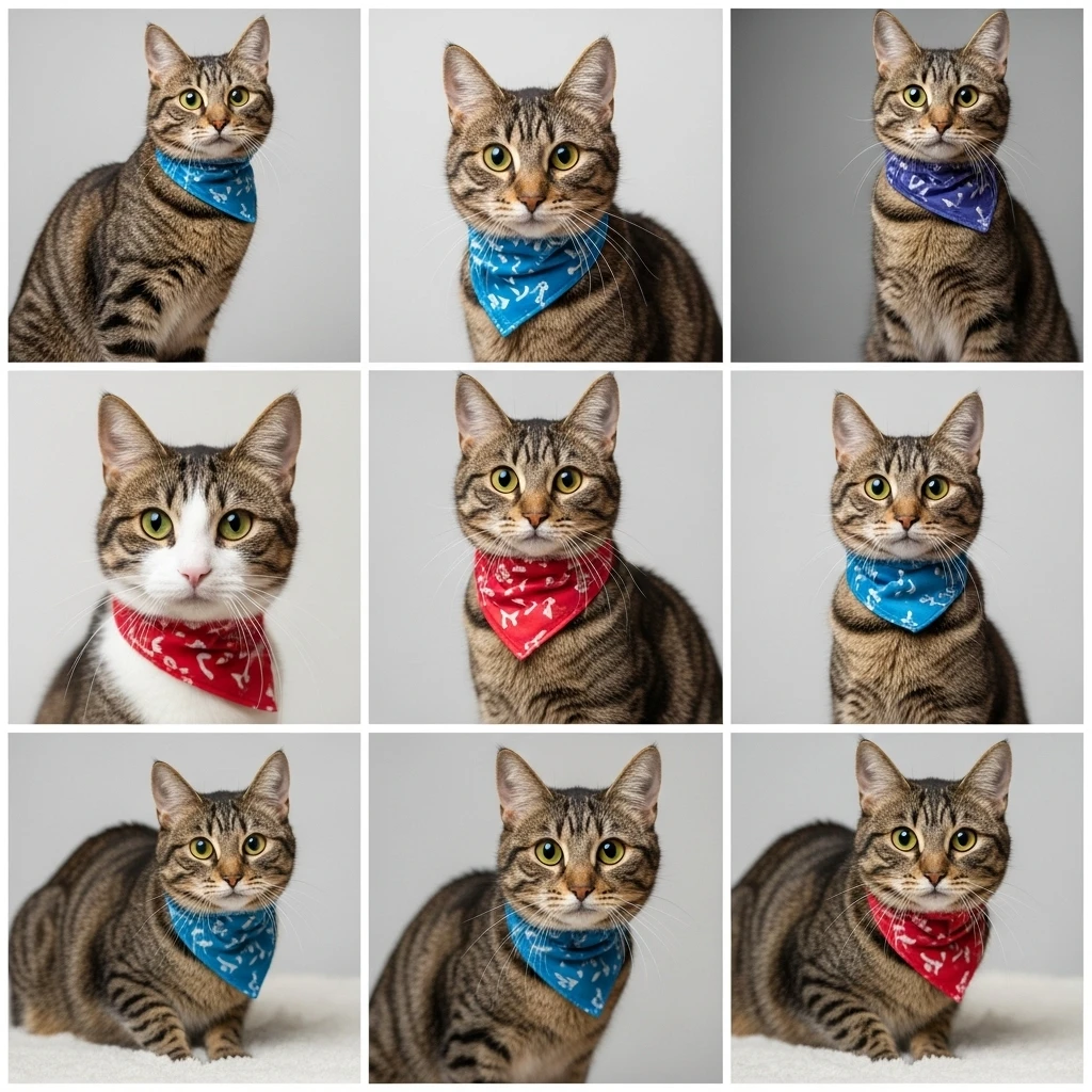 Positive reinforcement training sequence building communication between cat and owner